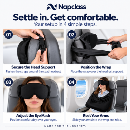 NapClass | Feel more comfortable on your next flight in minutes.