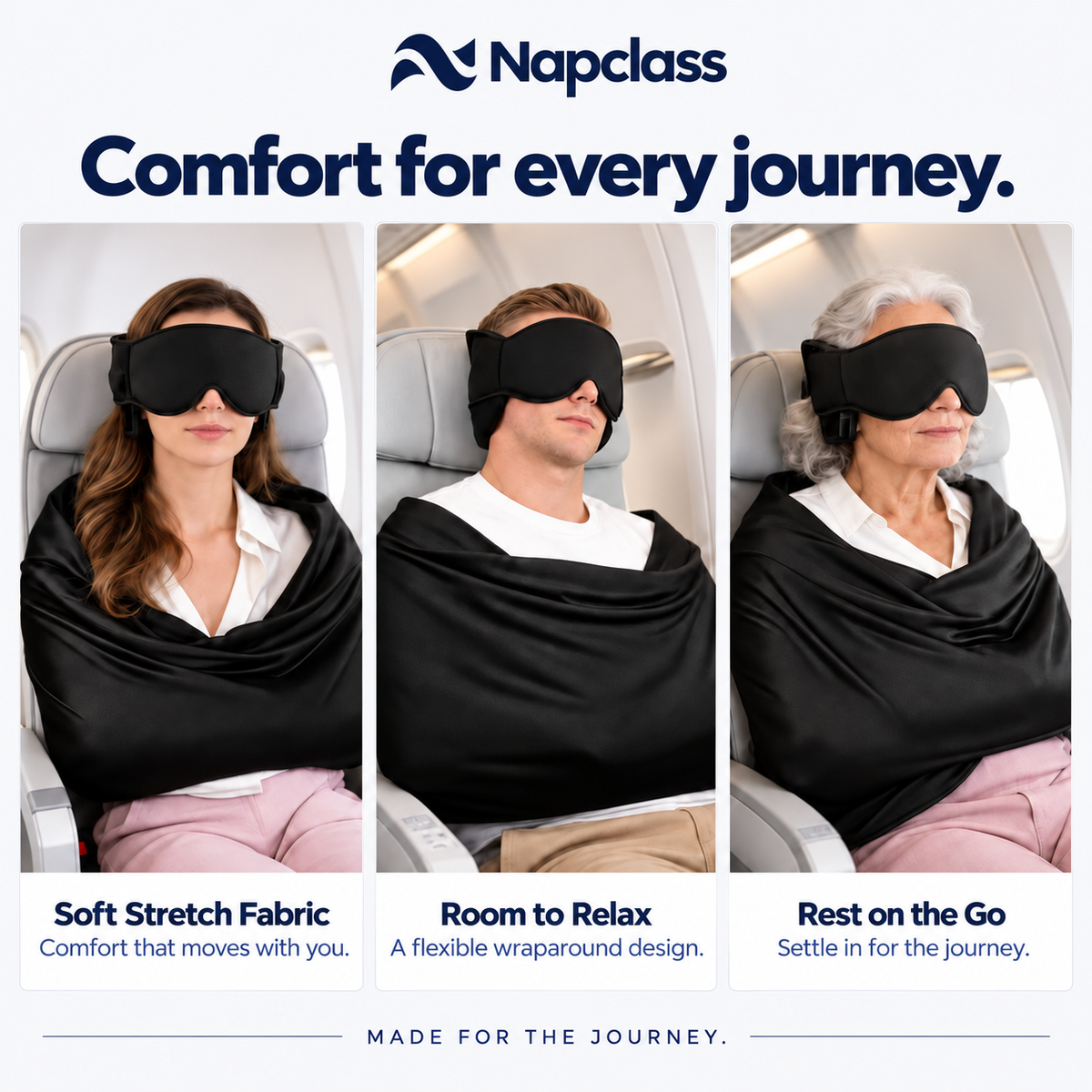 NapClass | Feel more comfortable on your next flight in minutes.